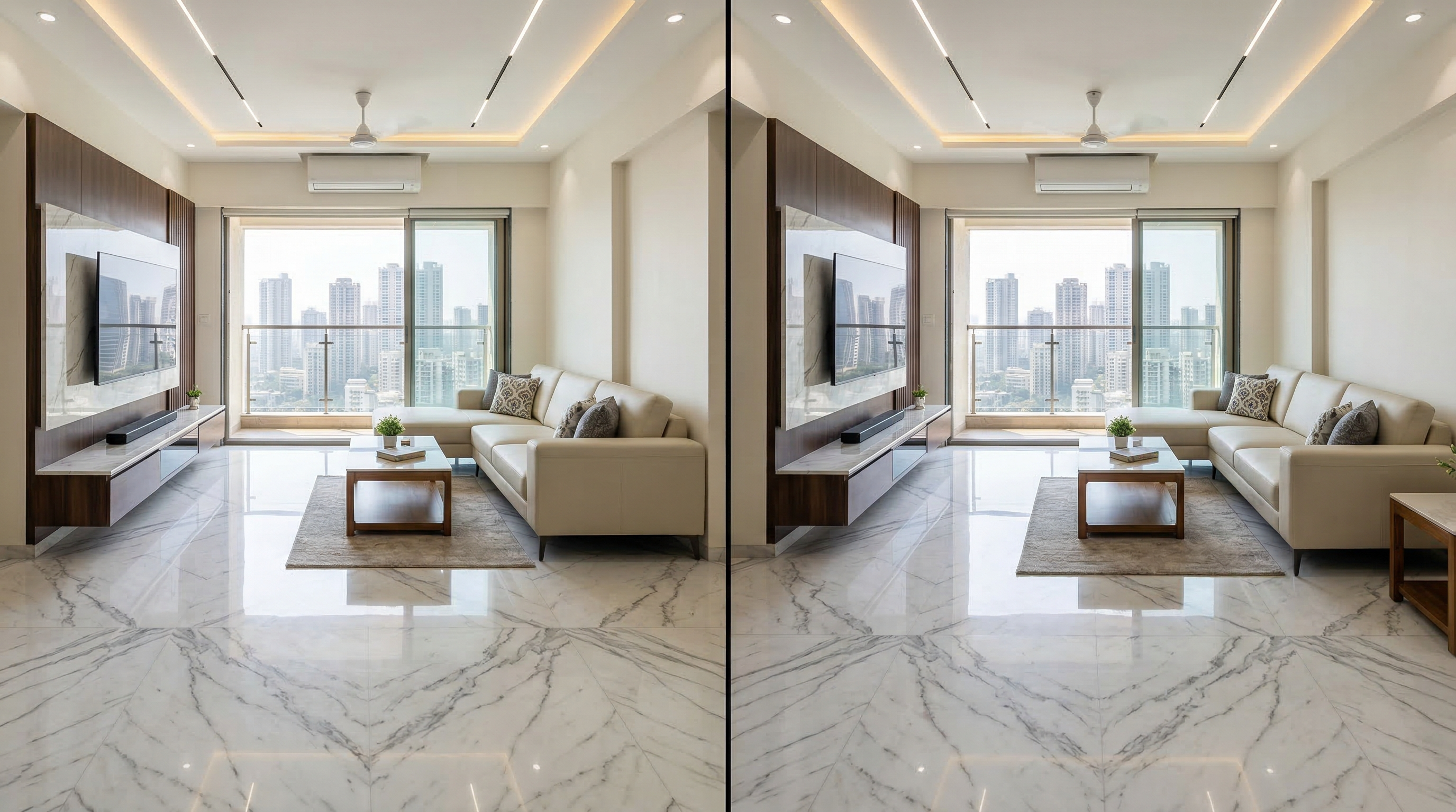 Same marble everywhere